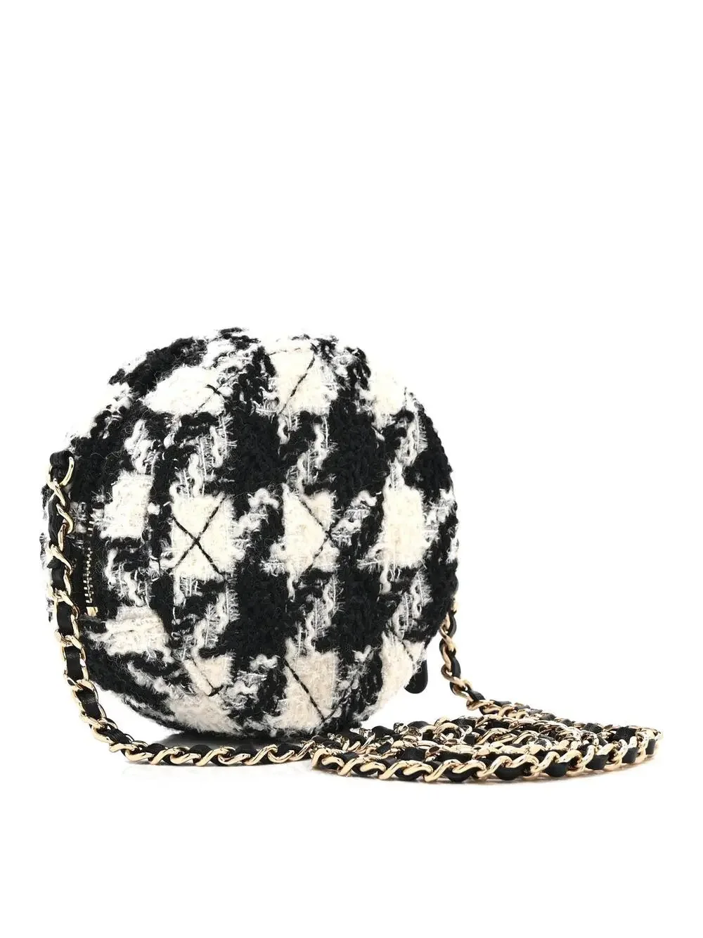 Chanel Wool Tweed Lambskin Quilted #256934C19B